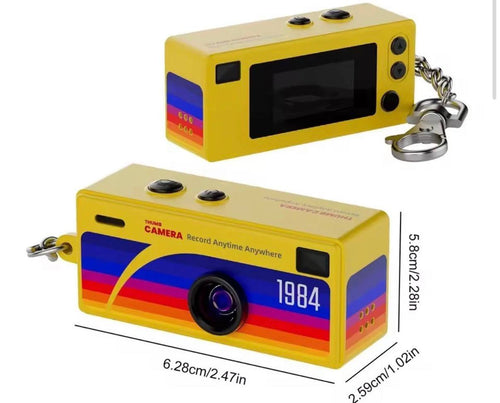 KICKFRAME 1984 Thumb Camera - Size Reference with Dimensions
