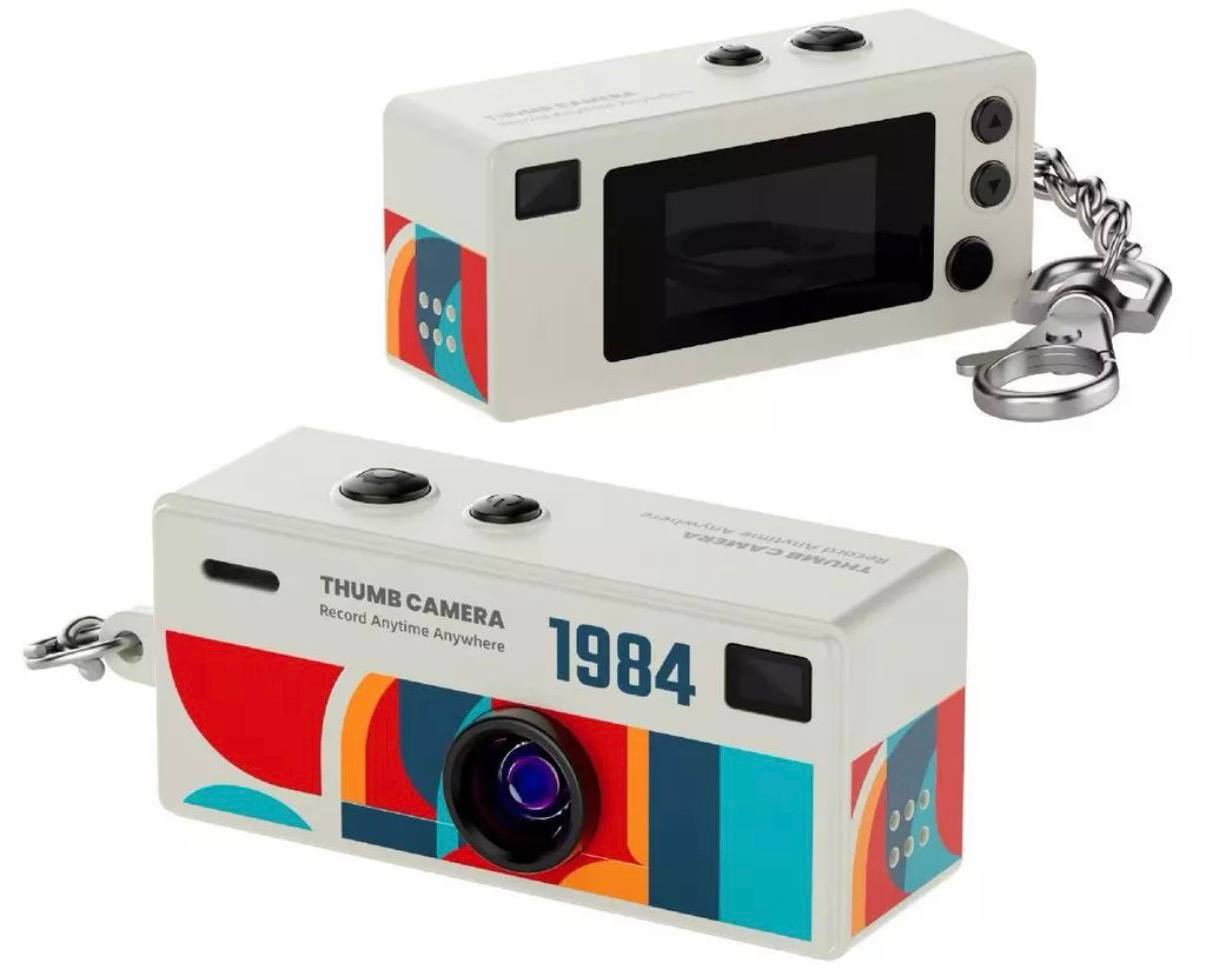 KICKFRAME 1984 Thumb Camera - Hero White Body