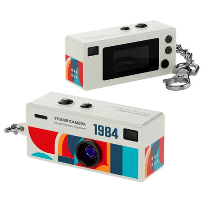 KICKFRAME 1984 Thumb Camera - White (white background)